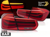 LED zadní světla pro BMW F30 11-18 LED bar seq red