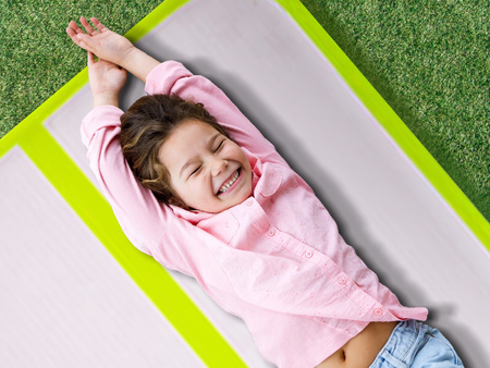 AIRTRACK 5 M ZELENÁ AKROBATICKÁ DRÁHA GYMNASTICKÁ PODLOŽKA NAFUKOVACÍ MATRACE SILNÁ PUMP TAŠKA NA Cvičení ZÁBAVA PRO DĚTI DOSPĚLÉ