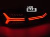 Diodové svítilny RED LED BAR pro VW Jetta VI 11-14