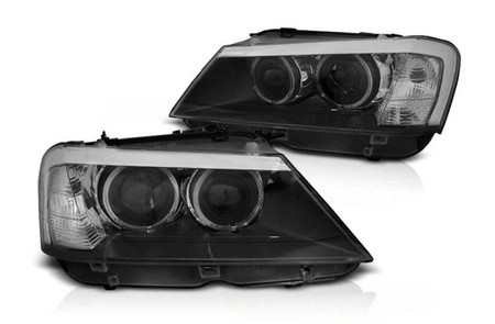 Přední světla Bmw X3 F25 10-14 Black Led