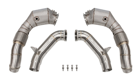Downpipe BMW M850I/XI G14 G15 G16/M550i G30 / M650i / M750i G11 G12 s OPF N63 + tepelný štít
