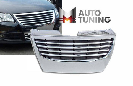 MŘÍŽKA VW PASSAT 3C B6 04/05-7/10 CHROM BEZ PDC