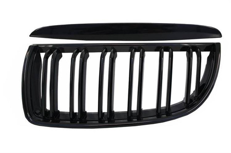 MŘÍŽKA (LEDVINOVÁ) BMW E90 E91 05-08 LESKLÁ ČERNÁ