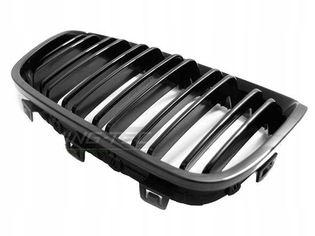 Lesklá černá dvojitá mřížka pro BMW F20 F21 11-14