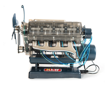 Model motoru V8 Haynes k sestavení