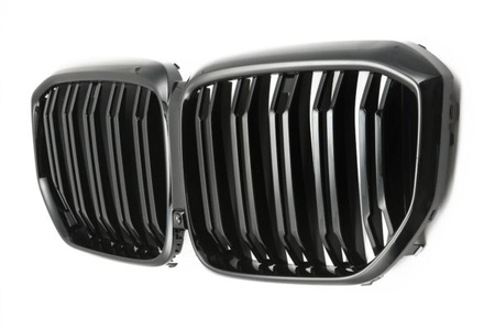 MŘÍŽKA BMW X5 G05 LCI 2023- DVOJITÁ LESKLÁ ČERNÁ