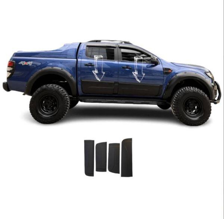 BOČNÍ ŠTÍTY DVEŘÍ FORD RANGER T6-T7-T8 2012-2022