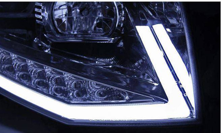 Vw T6 15- chromová trubice světla vedla drl světlomety