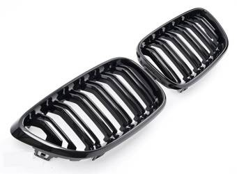 MŘÍŽKA (LEDVINOVÁ) BMW F22 F23 ČERNÁ LESKLÁ VZHLED M2