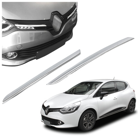 Lišty přední masky GRILL Renault Clio 4 2012+