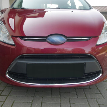 Ozdobné lišty mřížky přední masky pro FORD FIESTA VII 2008-2012 HB