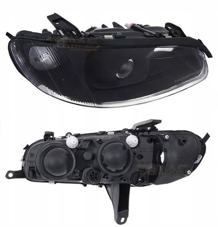 Světlomety Opel Omega B BLACK socze