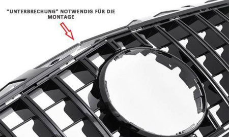 MŘÍŽKA MERCEDES W218 CLS 2011-2014 PANAMERICANA BLK