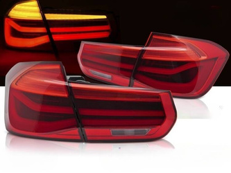 LED zadní světla pro BMW F30 11-18 LED bar seq red