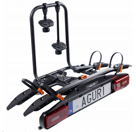 Nosič kol na tažné zařízení Aguri Active Bike PRO pro 2 kola E-BIKE x 30 kg 2025