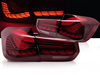 Zadní LED světla pro BMW F30 11-18 OLED červená