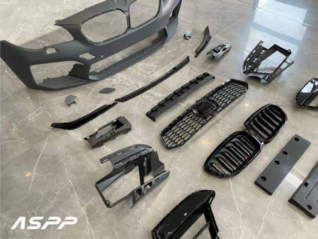 BODY KIT BMW F10 21 M5 CS LOOK G30 ČERNÉ KONCOVKY