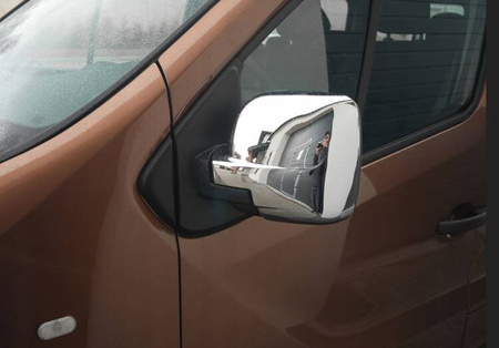 Kryty zrcátek pro OPEL VIVARO 2014-2019 | ABS CHROM
