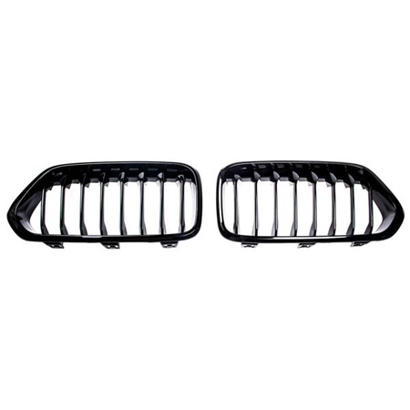 MŘÍŽKA BMW X2 F39 2017-2023 SIBGLE LINE LESKLÁ ČERNÁ