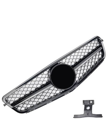 MŘÍŽKA MERCEDES W204 07-14 LESKLÝ ČERNÝ