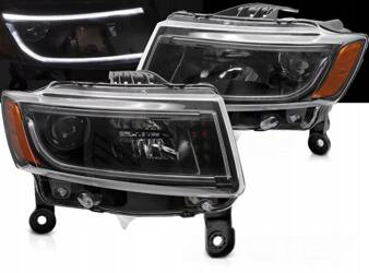 ČERNÉ LED světlomety pro Jeep Grand Cherokee