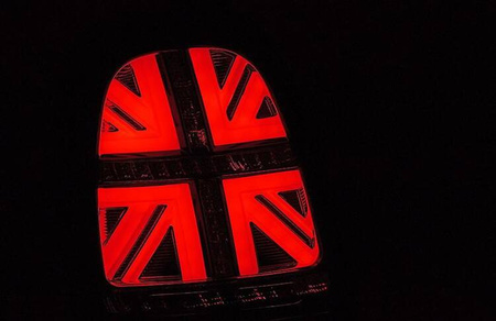 Zadní LED světla Červená Bílá Seq Fit pro Mini Cooper F55 F56 F57 14-17 6pin