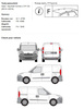 Speciální střešní nosič pro Opel Combo 2012 -&gt