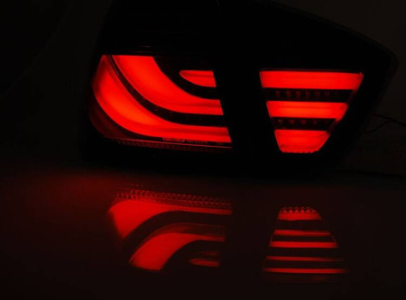 Bmw E90 05-08 kouřová černá led bar světla