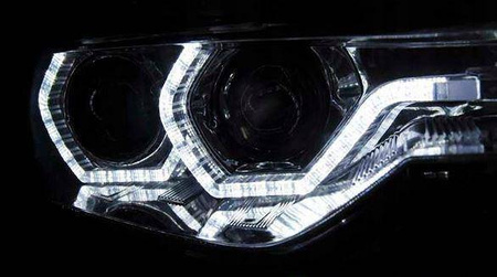 Bmw F30 F31 11-15 vedl chromované drl světlomety