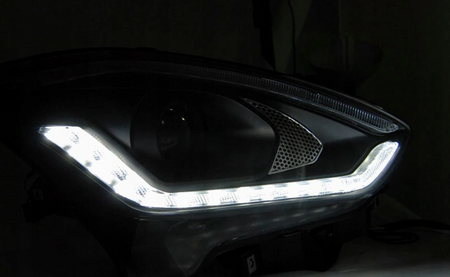 Suzuki Swift 6 Vi 17- Tube Black Led Dts lampy