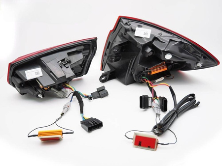 Zadní LED světla pro BMW F30 11-18 OLED červená