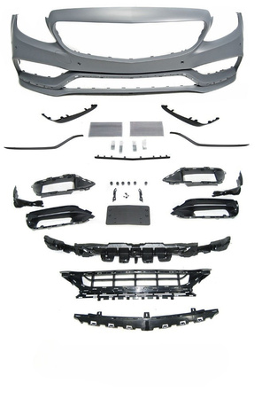 Přední nárazník sportovní mercedes w205 18- c63 amg style pdc