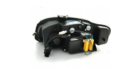 Světlomety Audi A4 B7 04-08 Led Tube Black
