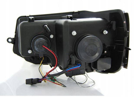 VW T5 10-15 chrole LED DRL světlomety