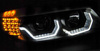 Bmw E90 E91 05-08 3d vedl černé kroužkové světla
