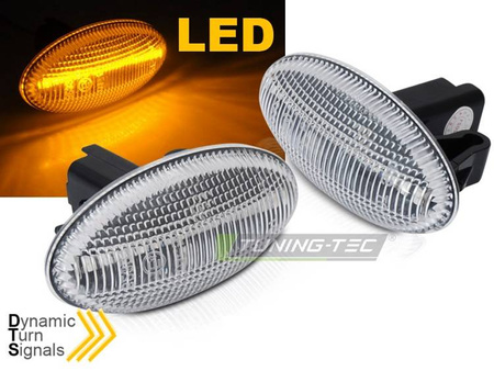 Boční led indikátory. Peugeot 107 206 307 Citroen C1 C2 C3 C4
