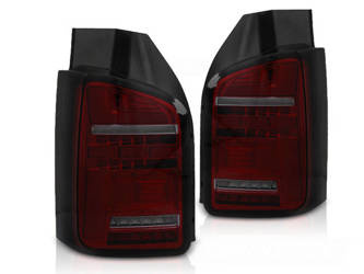 ČERVENÁ DÝMOVÁ LED LAMPA pro VW T6 15-19