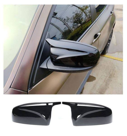 KRYTY ZRCÁTEK BMW X5 E70 X6 E71 LESKLÉ BLK