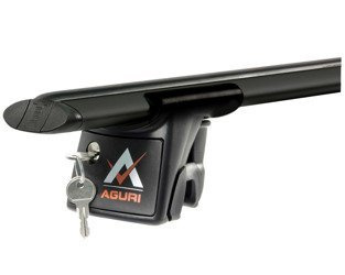 Hliníkový střešní nosič pro integrované kolejnice Aguri Runner BLACK