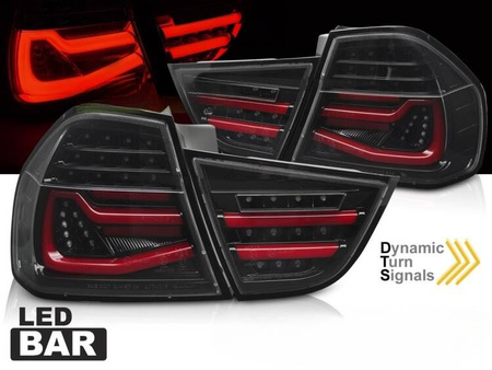 Název LED zadní světla černá pro BMW E90 09-11