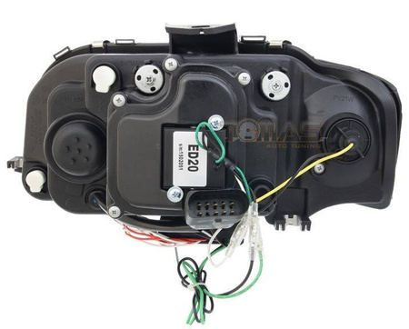 Audi A3 8P BLACK TUBE světlomety