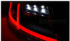 Audi tt 06-14 červená bílá led bar dts lampy