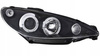 Světlomety Peugeot 206 BLACK RINGI