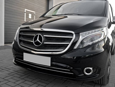 Halogenové kryty rámu Mercedes Vito W447 2014+