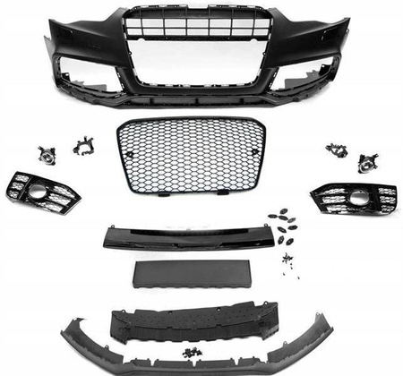 Přední nárazník sportovní černý pdc pro Audi A5 11-16