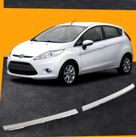 Ozdobné lišty mřížky přední masky pro FORD FIESTA VII 2008-2012 HB