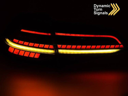 LED svítilny VW GOLF 7 13-19 ČERVENÁ LED SEKV