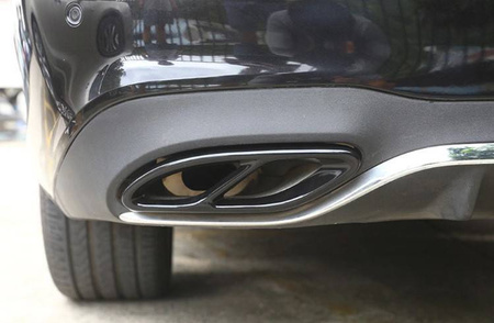 KONCOVKY TLUMIČE VÝFUKU MERCEDES ČERNÉ