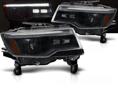 LED chromové lampy pro Jeep Grand Cherokee WK 14-21