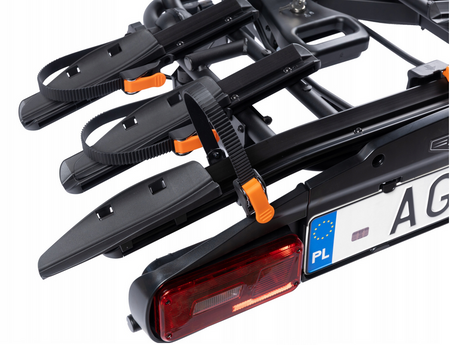 Nosič kol na tažné zařízení Aguri Active Bike PRO pro 4 kola BL